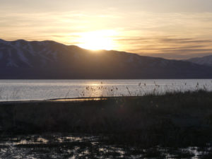 Sunset on Utah Lake